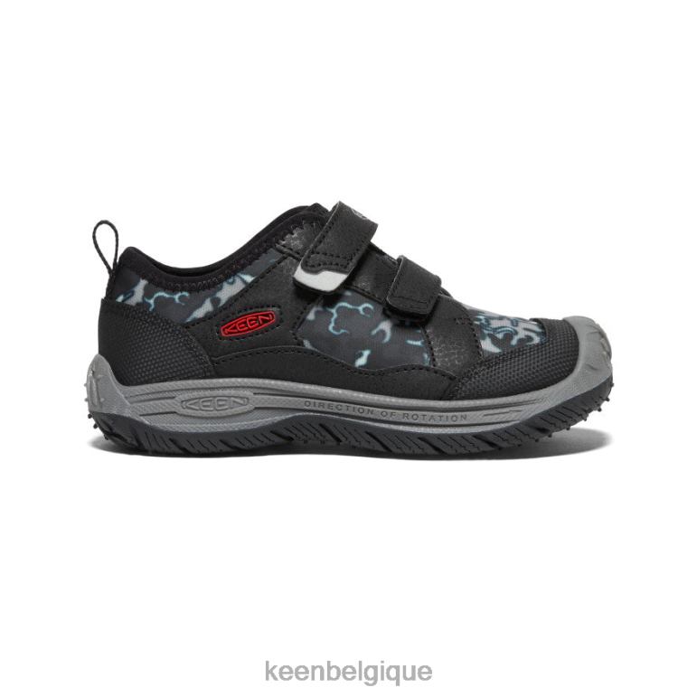 KEEN chien de vitesse petits enfants noir/camouflage chaussure 80R62809