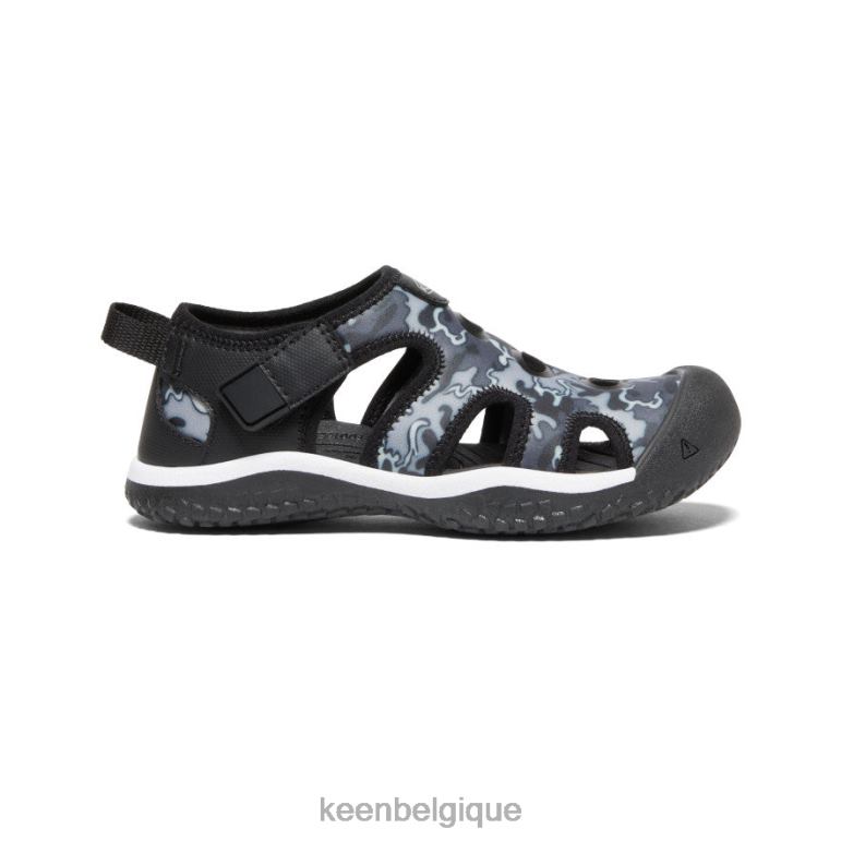 KEEN sandale en galuchat petits enfants noir/camouflage chaussure 80R62864