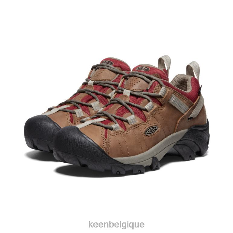 KEEN Targhee II étanche femmes safari/merlot chaussure 80R62543