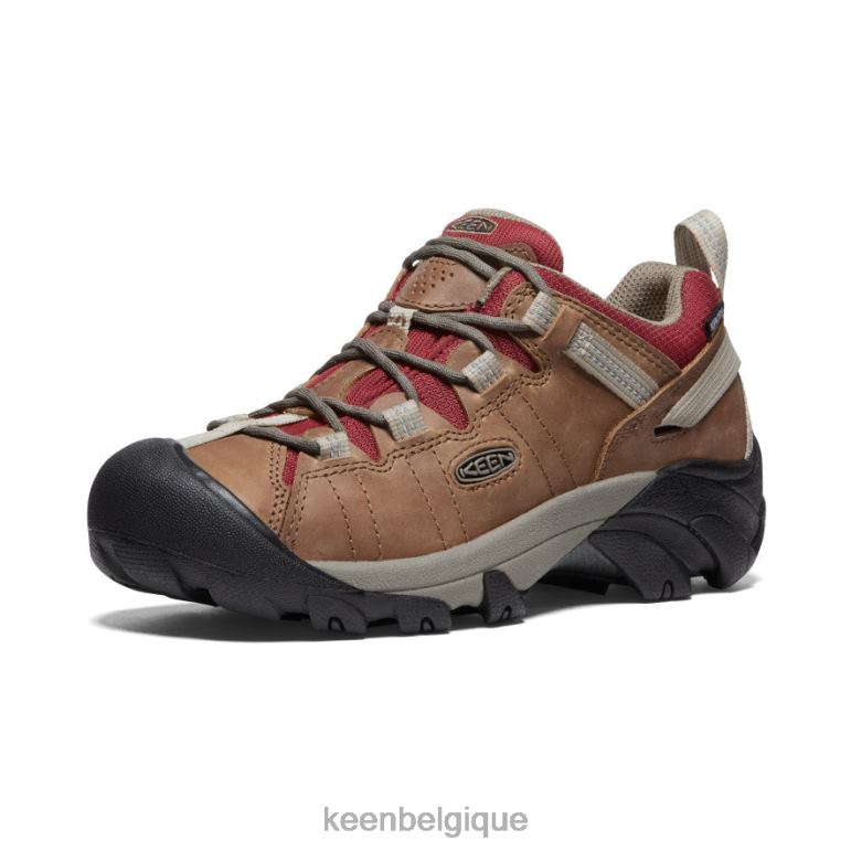 KEEN Targhee II étanche femmes safari/merlot chaussure 80R62543