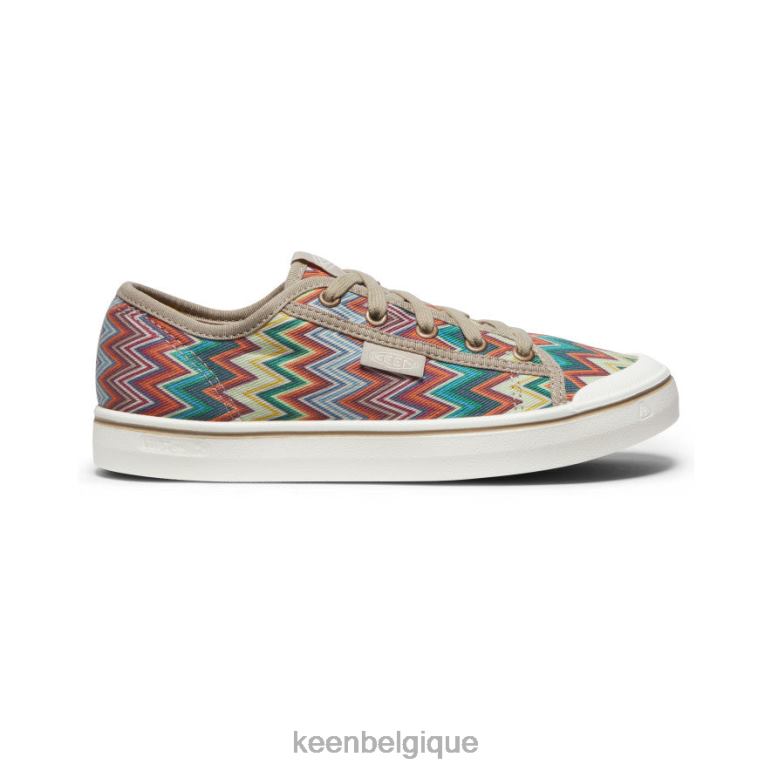 KEEN baskets elsa v femmes chevron/étoile blanc chaussure 80R62502