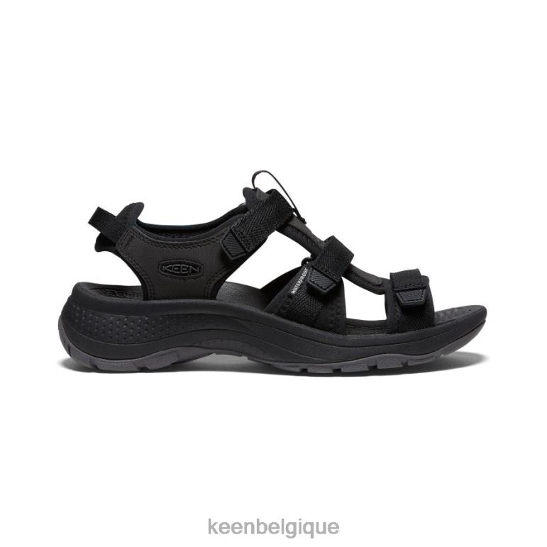 KEEN astoria west à bout ouvert femmes noir chaussure 80R62532