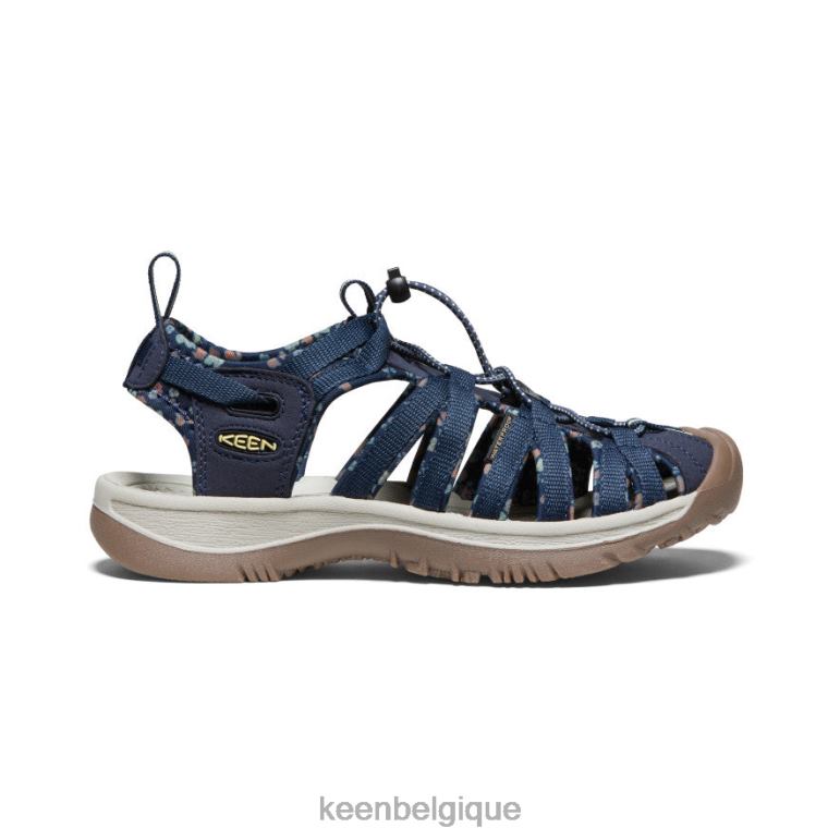 KEEN chuchoter femmes bleu marine/bouleau chaussure 80R62525