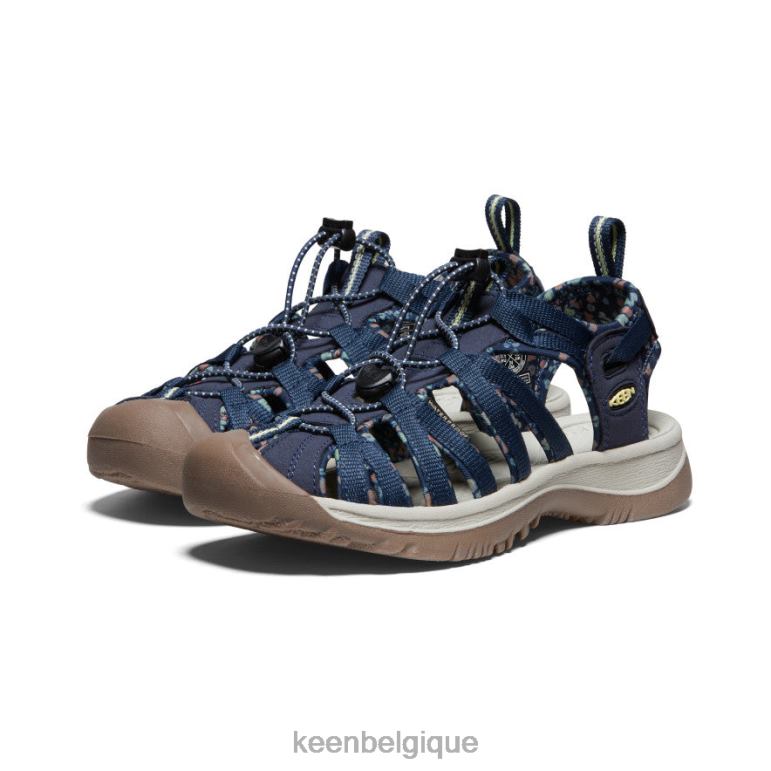 KEEN chuchoter femmes bleu marine/bouleau chaussure 80R62525