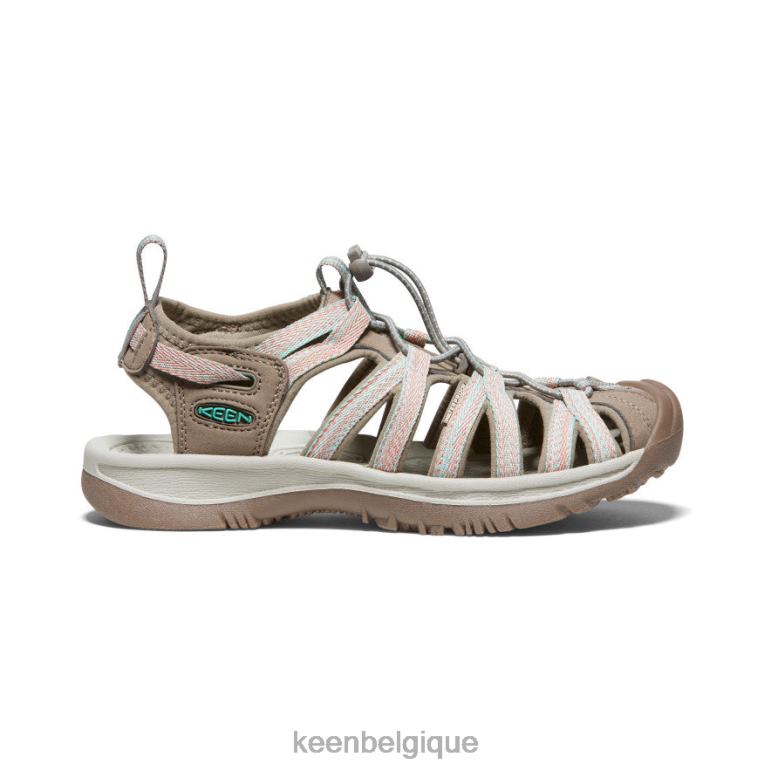 KEEN chuchoter femmes taupe/corail chaussure 80R62522