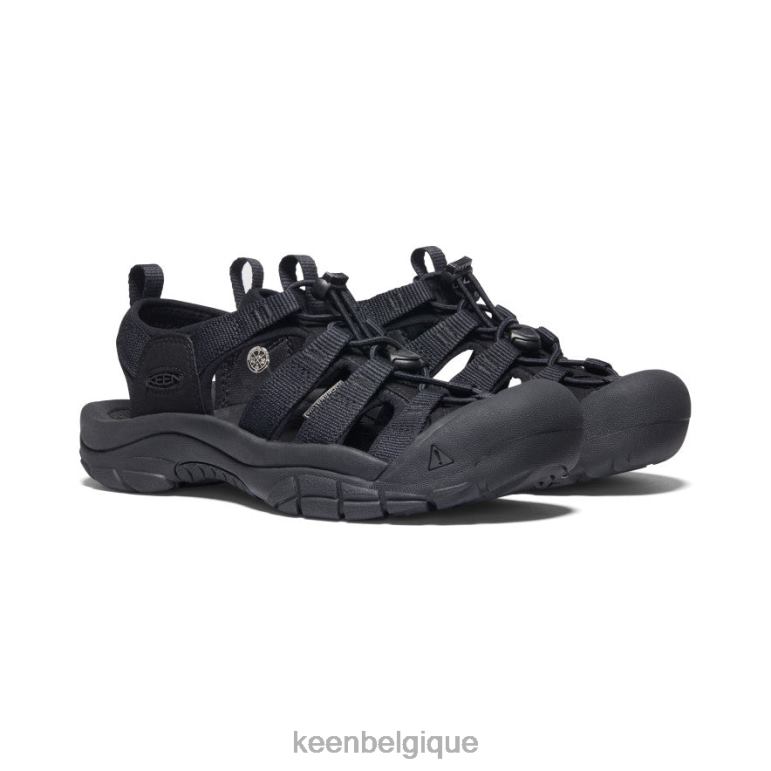 KEEN newport h2 femmes triple noir chaussure 80R62414