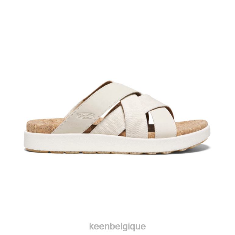 KEEN elle toboggan mixte femmes bouleau/étoile blanc chaussure 80R62429