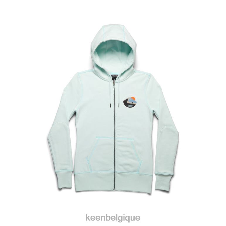 KEEN randonnée plus à capuche femmes bleu pastel vêtements 80R62660