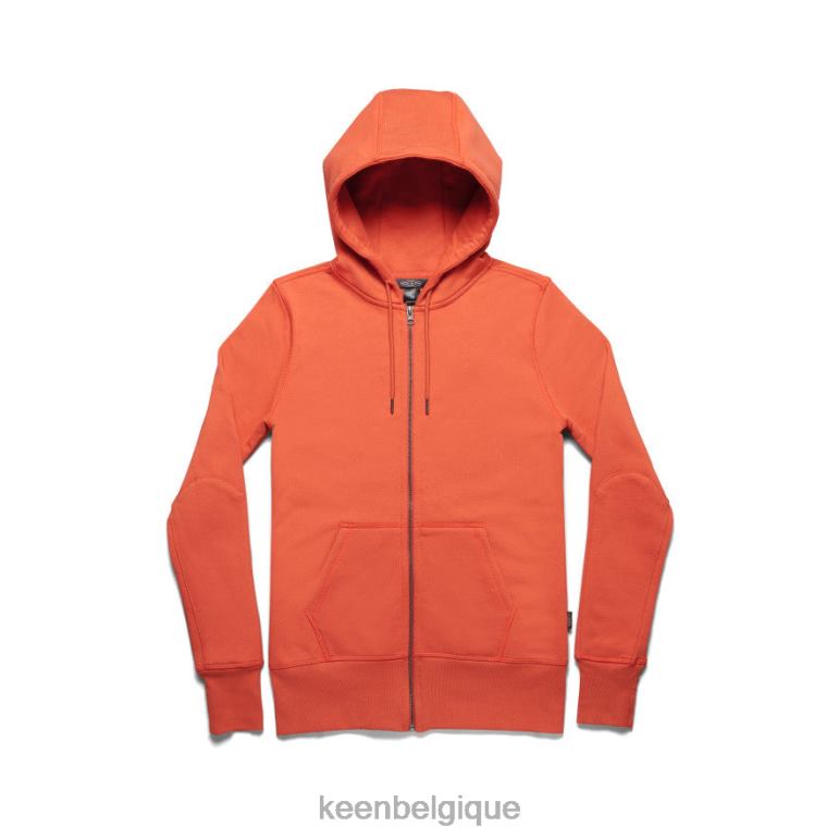 KEEN sweat à capuche femmes ocre brûlée vêtements 80R62631