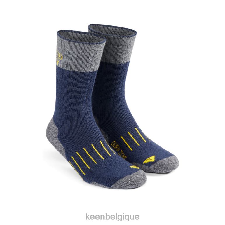 KEEN chaussettes mi-mollet double denier Pittsburg Hommes marine accessoires 80R62333