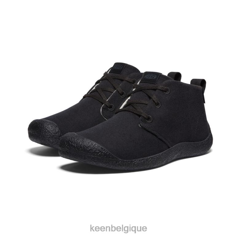 KEEN chukka en toile mosey Hommes noir chaussure 80R6233