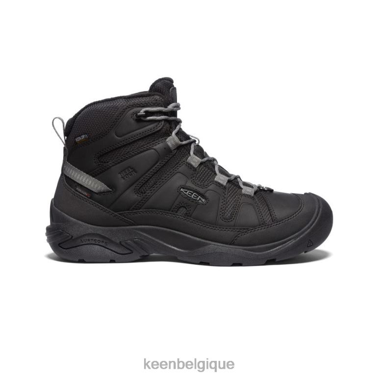 KEEN circadia polaire milieu Hommes noir/gris acier chaussure 80R62369