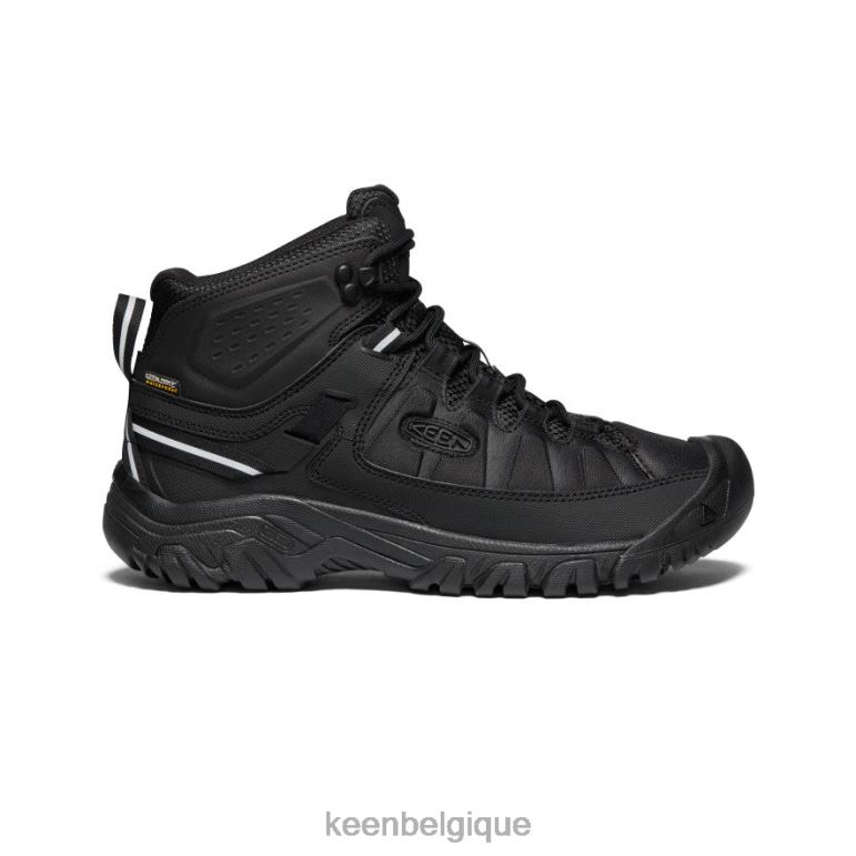 KEEN targhee exp imperméable mi Hommes noir chaussure 80R6268