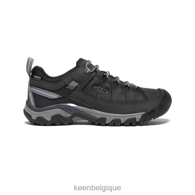 KEEN Targhee III étanche Hommes noir/gris acier chaussure 80R62147