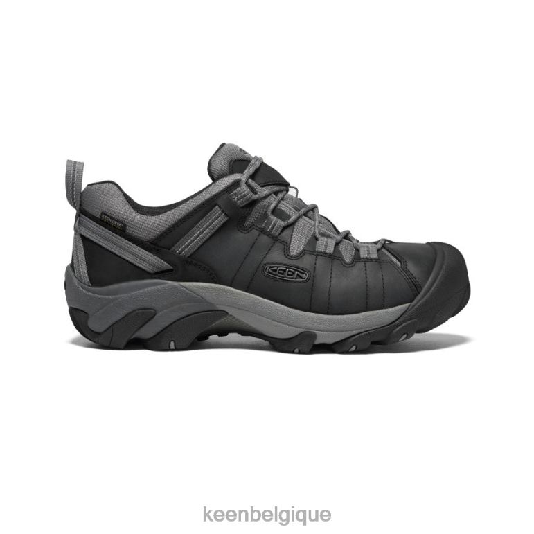 KEEN Targhee II étanche Hommes noir/gris acier chaussure 80R62204