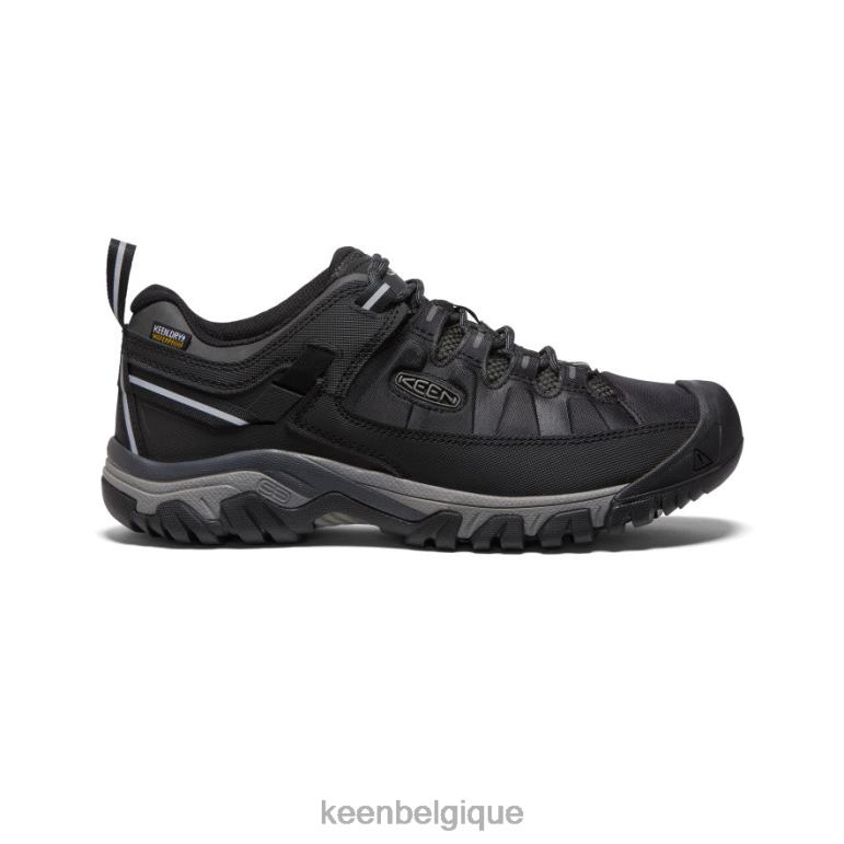 KEEN targhee exp étanche Hommes noir/gris acier chaussure 80R62295