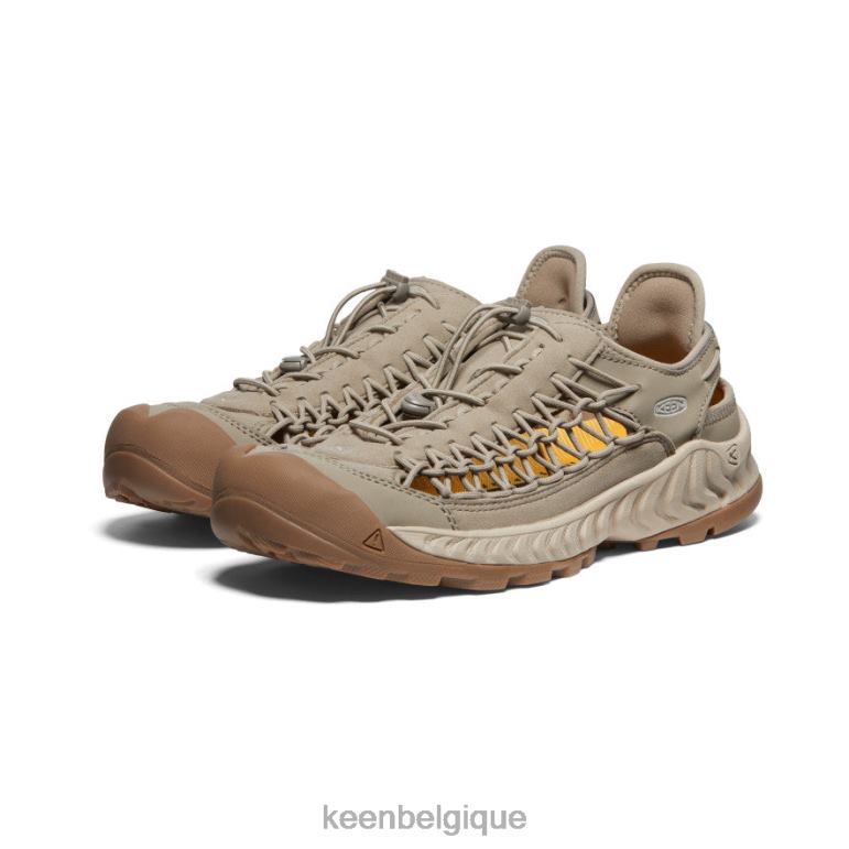 KEEN uneek nxis Hommes Timberwolf/Taupe Plaza chaussure 80R6215