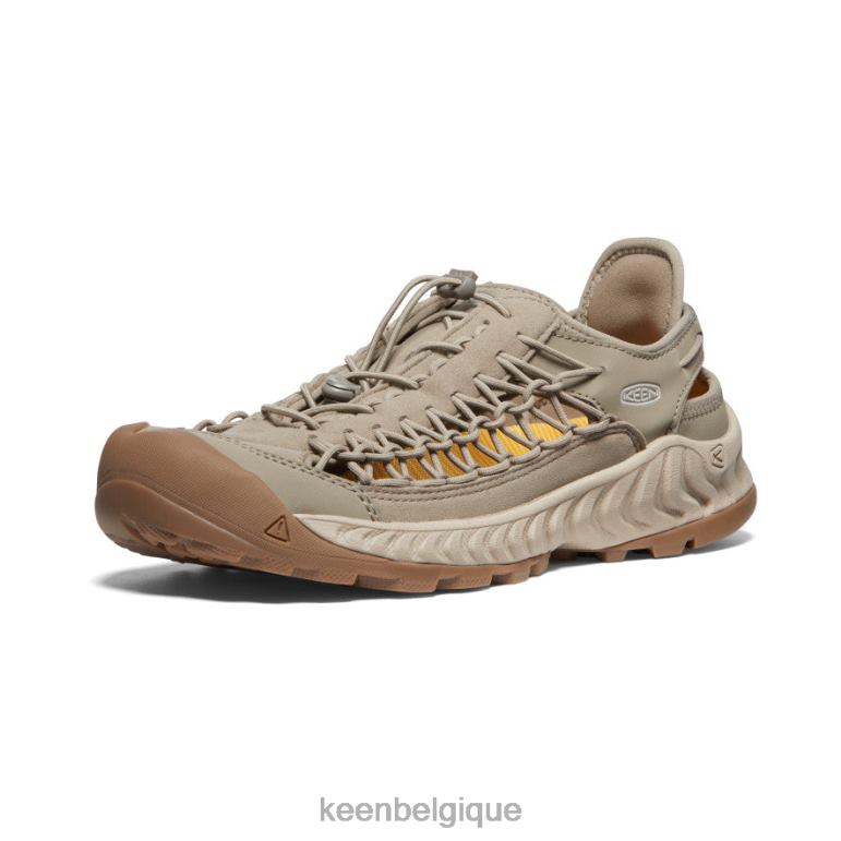 KEEN uneek nxis Hommes Timberwolf/Taupe Plaza chaussure 80R6215