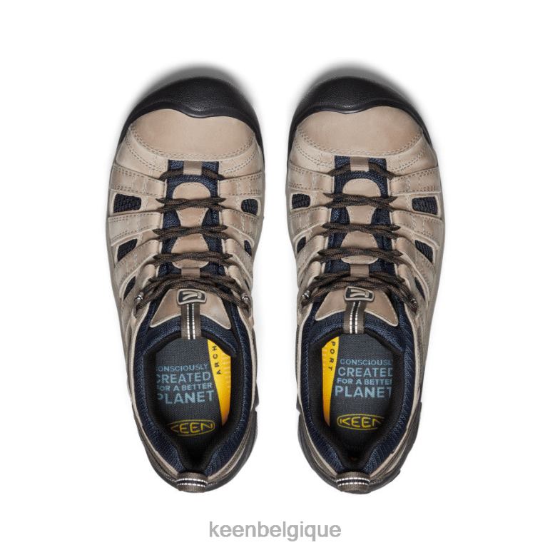 KEEN voyageur Hommes Timberwolf/capitaine du ciel chaussure 80R6263