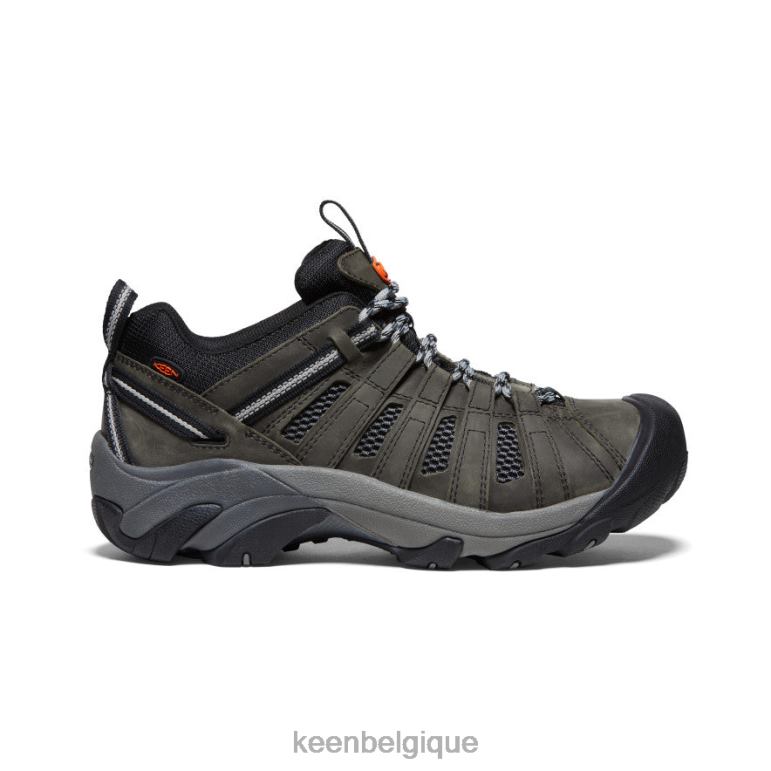 KEEN voyageur Hommes gris acier/écarlate ibis chaussure 80R6264