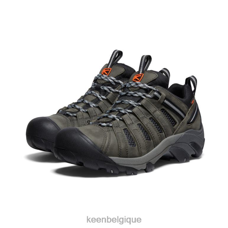 KEEN voyageur Hommes gris acier/écarlate ibis chaussure 80R6264