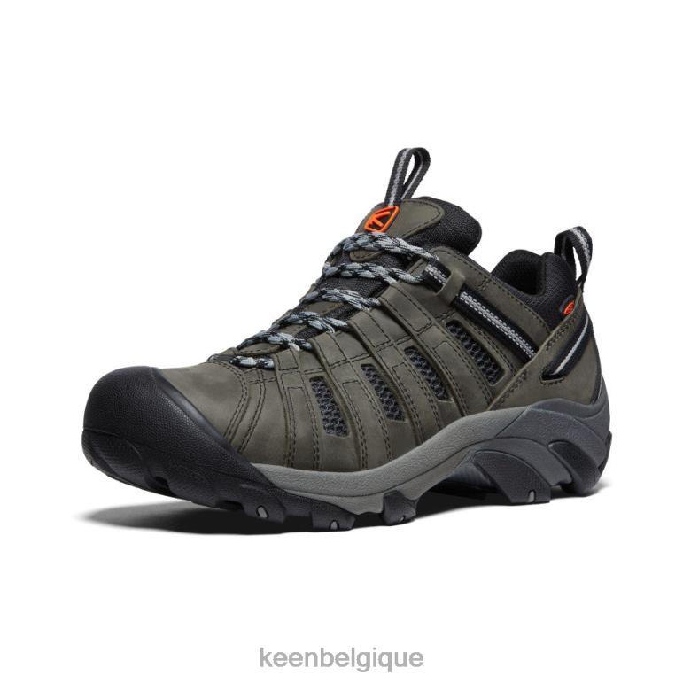 KEEN voyageur Hommes gris acier/écarlate ibis chaussure 80R6264