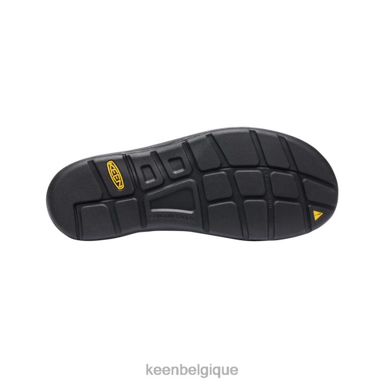 KEEN cuir premium unique Hommes noir chaussure 80R62384