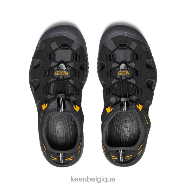 KEEN sandale solr Hommes or noir chaussure 80R62342