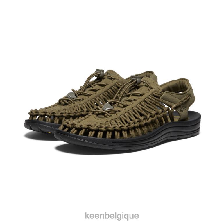 KEEN une semaine Hommes olive foncé/noir chaussure 80R62113