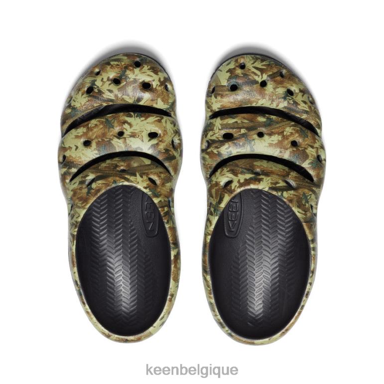 KEEN arts yogui Hommes vert camouflage chaussure 80R62211