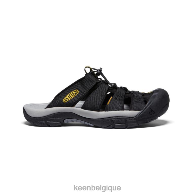 KEEN toboggan de Newport Hommes noir jaune chaussure 80R6231