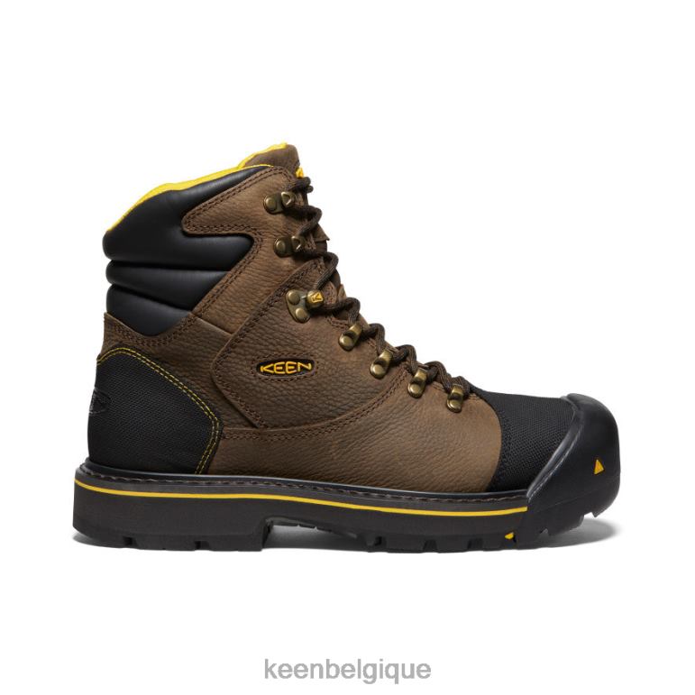 KEEN Milwaukee 6" Hommes ardoise noire chaussure 80R62260