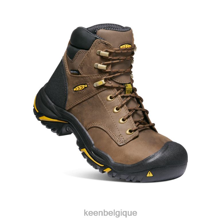 KEEN Mont Vernon 6" Hommes cascade marron chaussure 80R62316