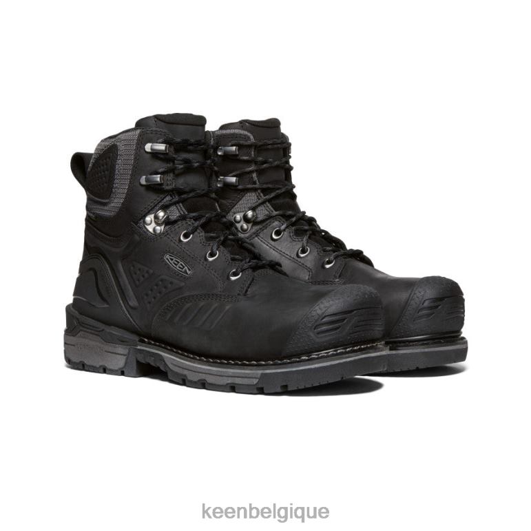 KEEN Philadelphie 6" Hommes noir/gris acier chaussure 80R62362