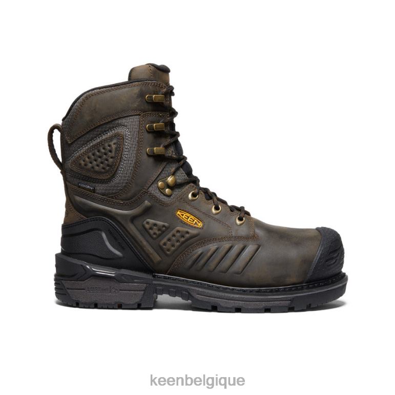 KEEN Philadelphie 8" Hommes cascade marron/noir chaussure 80R62366