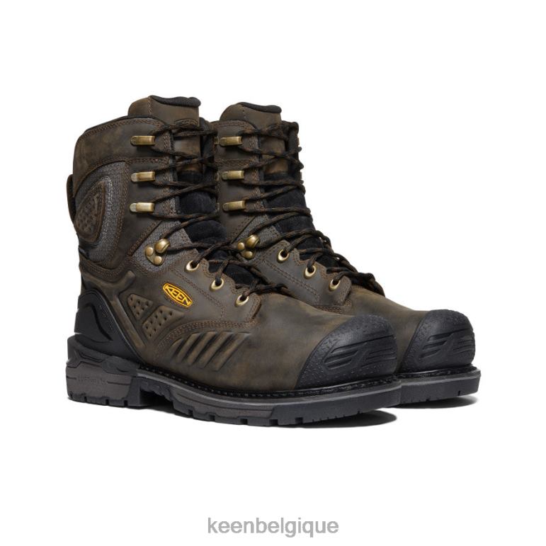 KEEN Philadelphie 8" Hommes cascade marron/noir chaussure 80R62366