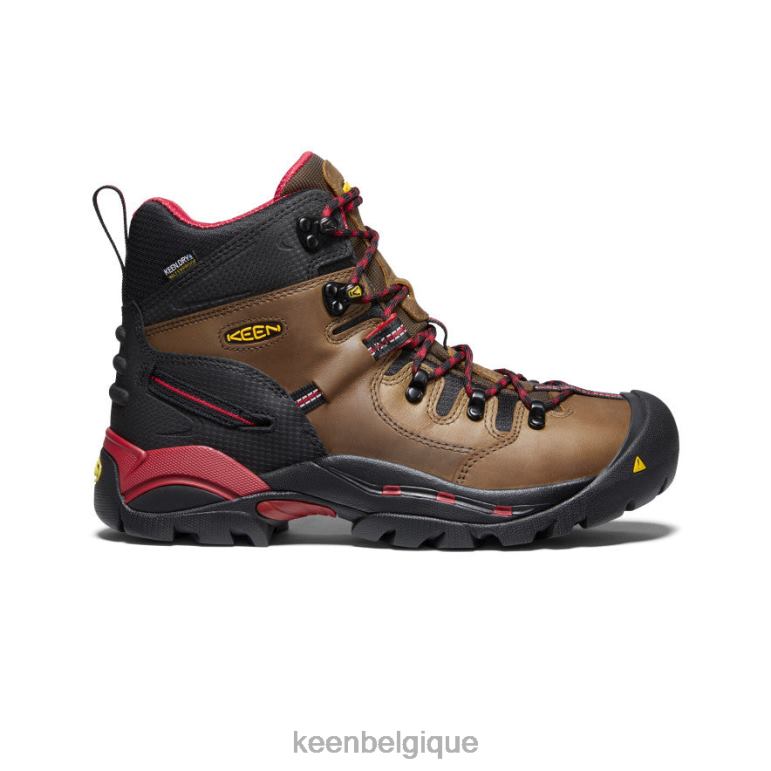 KEEN Pittsburgh 6" Hommes bison chaussure 80R62177