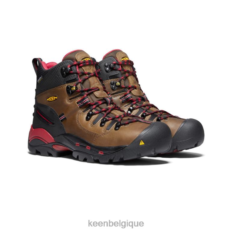 KEEN Pittsburgh 6" Hommes bison chaussure 80R62177