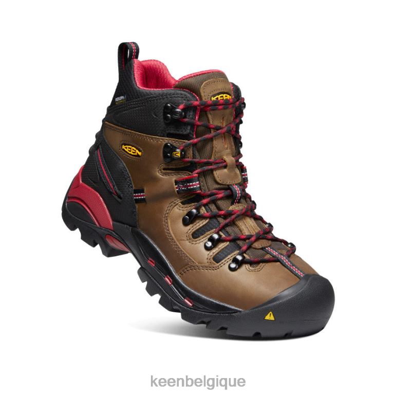 KEEN Pittsburgh 6" Hommes bison chaussure 80R62177