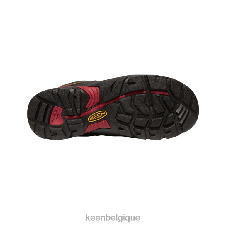 KEEN Pittsburgh 6" Hommes bison chaussure 80R62177