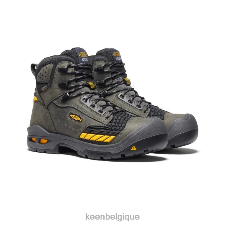 KEEN Troie 6" Hommes aimant/noir chaussure 80R62256