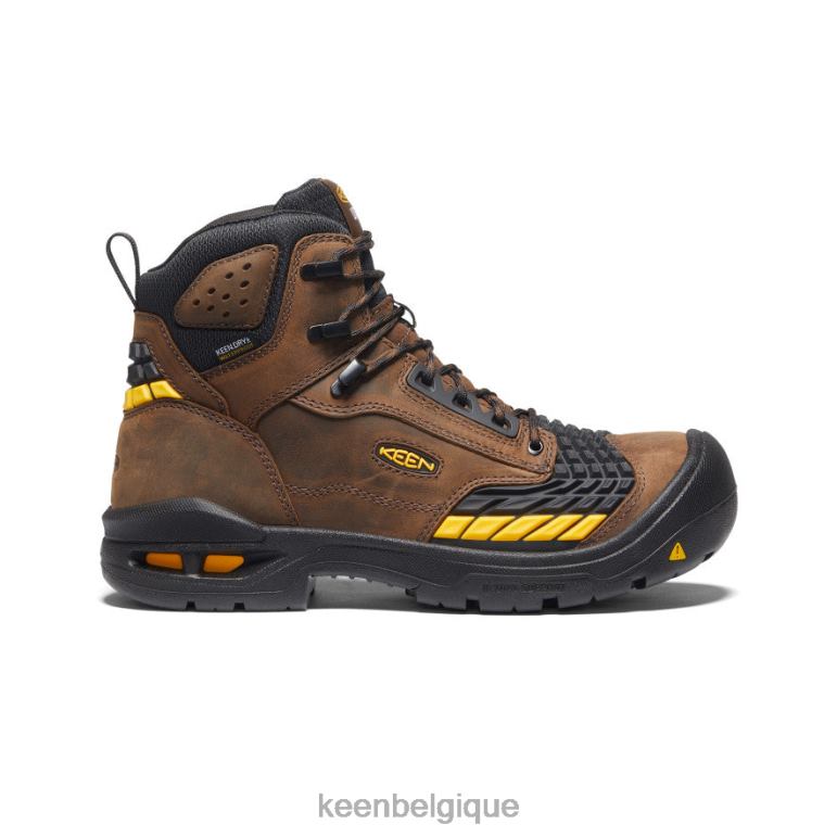 KEEN Troie 6" Hommes terre foncée/noir chaussure 80R62255