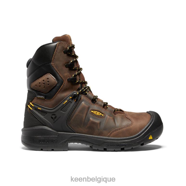 KEEN douvres 8" Hommes terre foncée/noir chaussure 80R62344