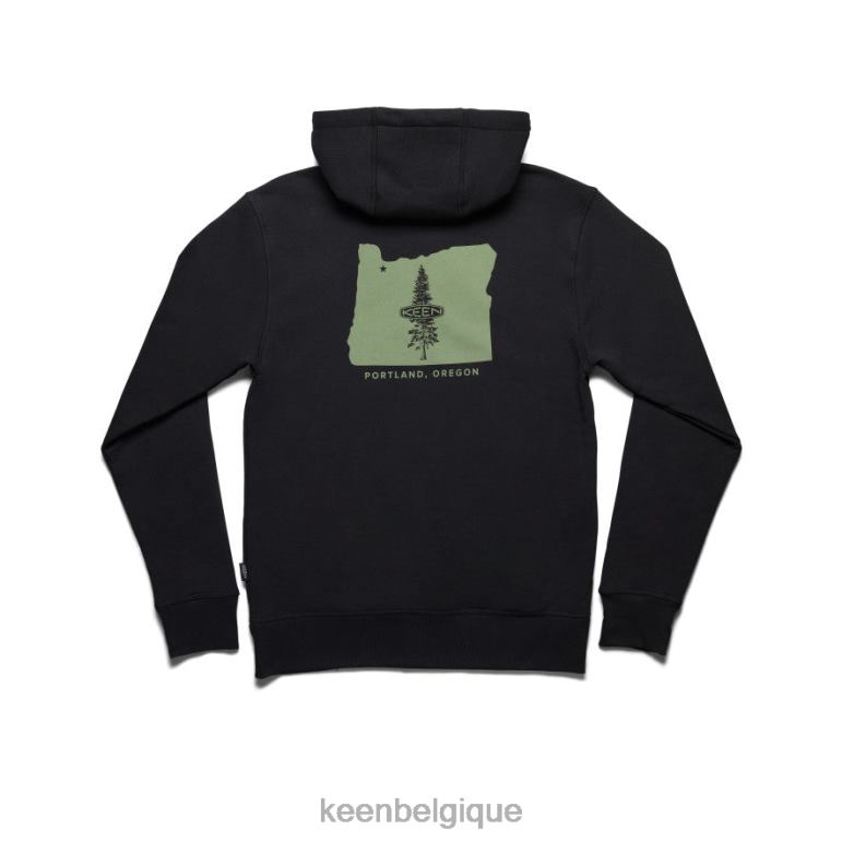 KEEN sweat à capuche Hommes noir vêtements 80R62339